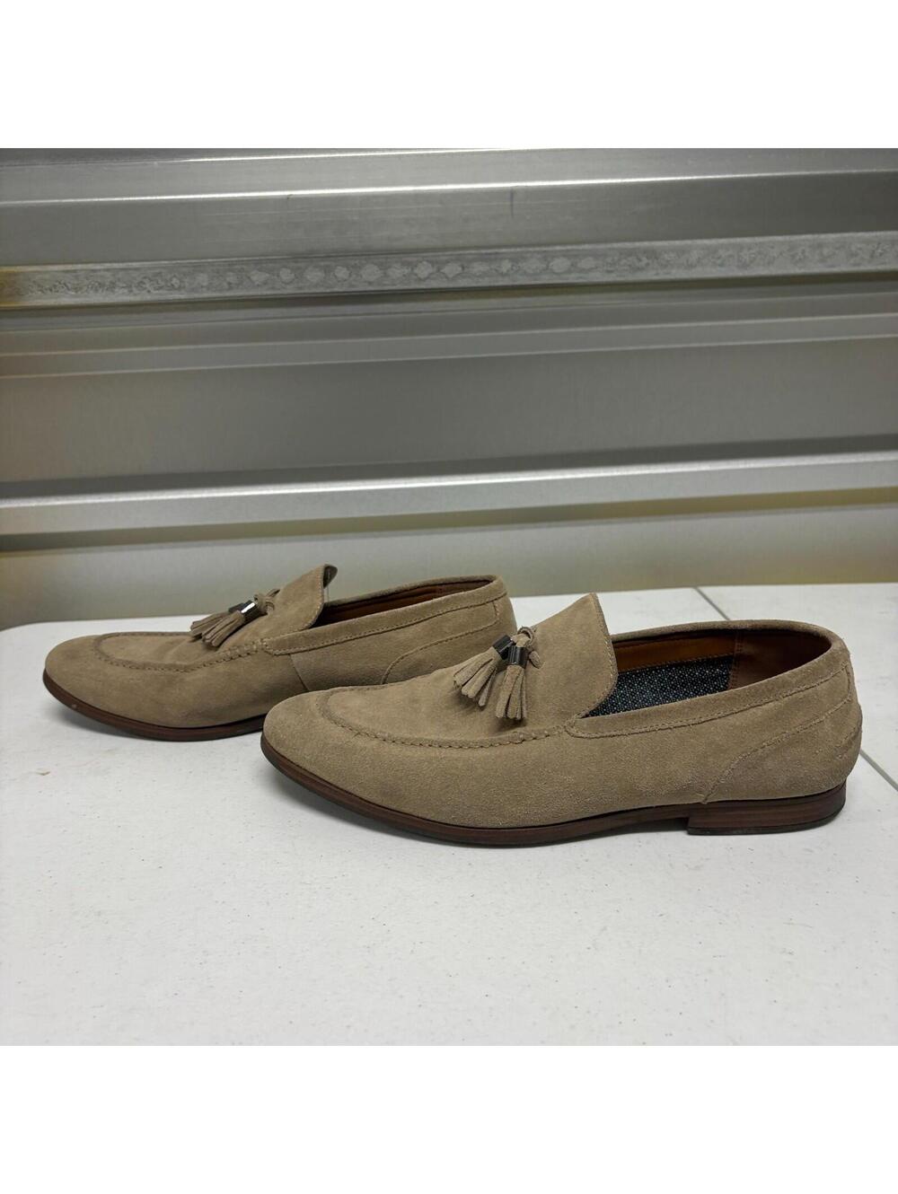 Bar III Kingston Suede Tassel Loafers Mens Size 10.5 Slip On Dress Shoes